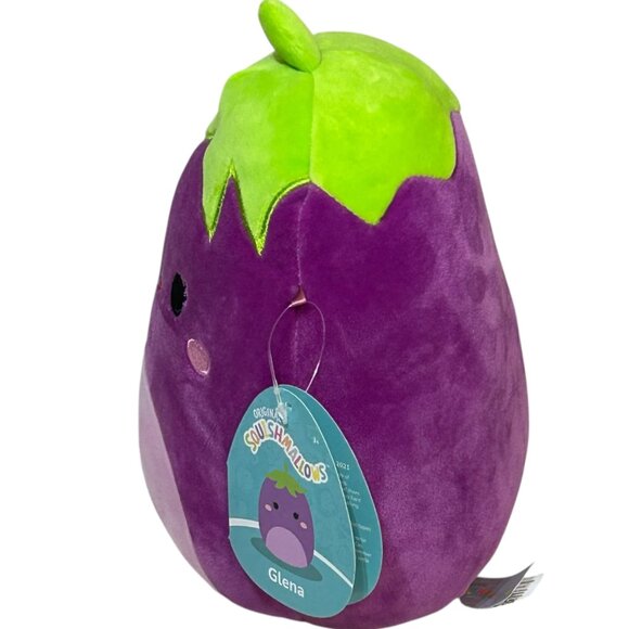 NWT Squishmallow Glena the Eggplant 8" - Picture 2 of 7